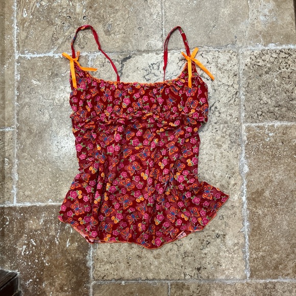 Victoria's Secret Other - Y2K Printed Victoria’s Secret Babydoll Slip